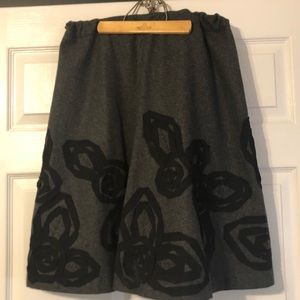 Boden wool lined skirt, embellished Size 18, Gray